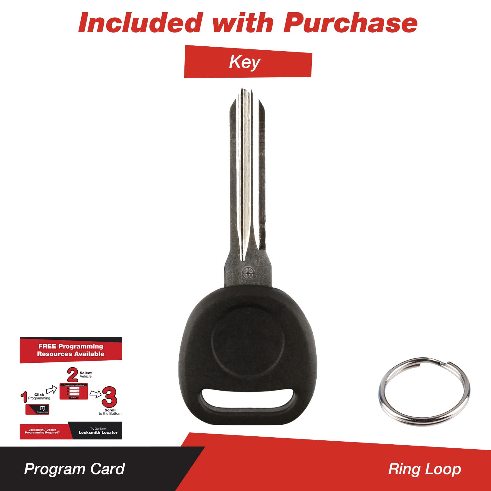 Keylessoption Keyless Entry Remote Control Car Key Fob Replacement For 22733524 With Key