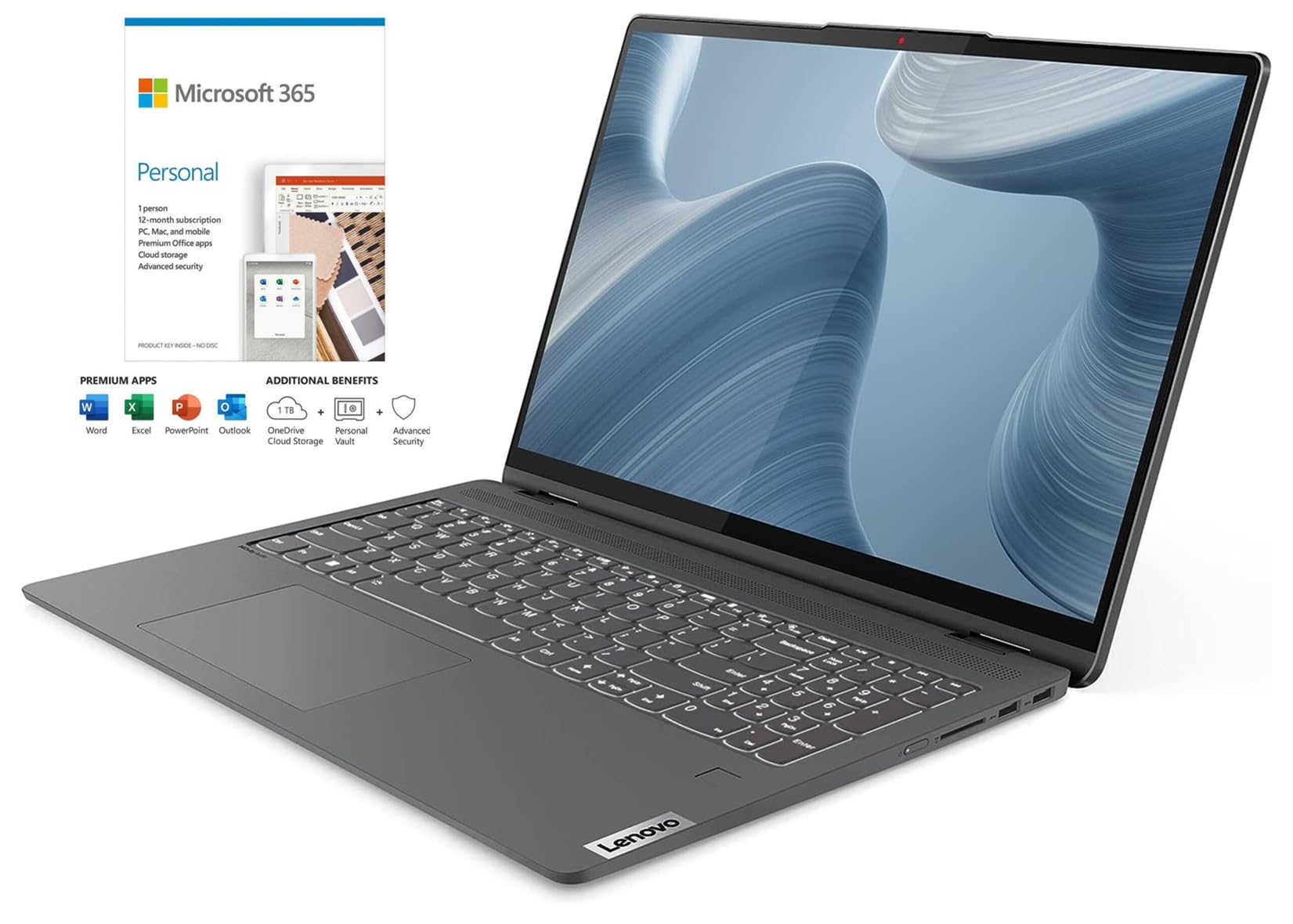 2023 Lenovo Ideapad Flex 5 2-In-1 Laptop, 16 2.5K Wqxga Touchscreen Display, Intel Core I7-1255U Processor, 16Gb Ddr4 Ram, 2Tb S