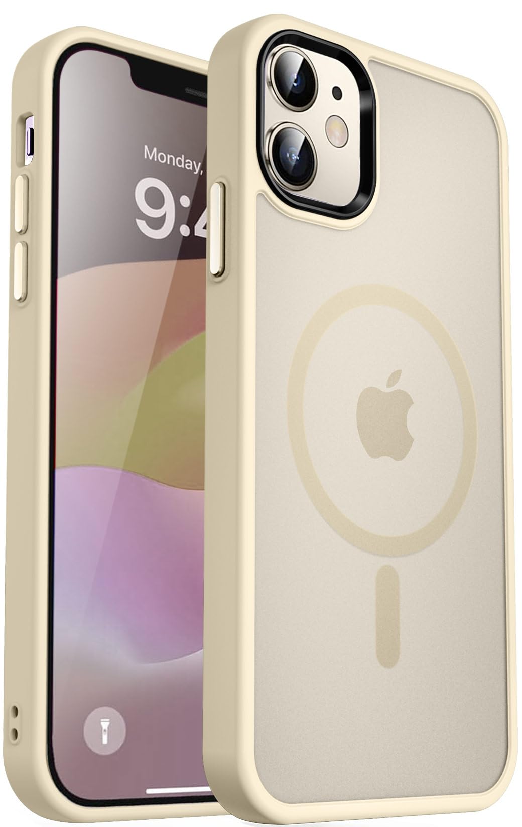 Mocca Strong Magnetic For Iphone 12 Case/Iphone 12 Pro Case, [Compatible With Magsafe][Mil Grade Drop Protection] Slim Shockproo