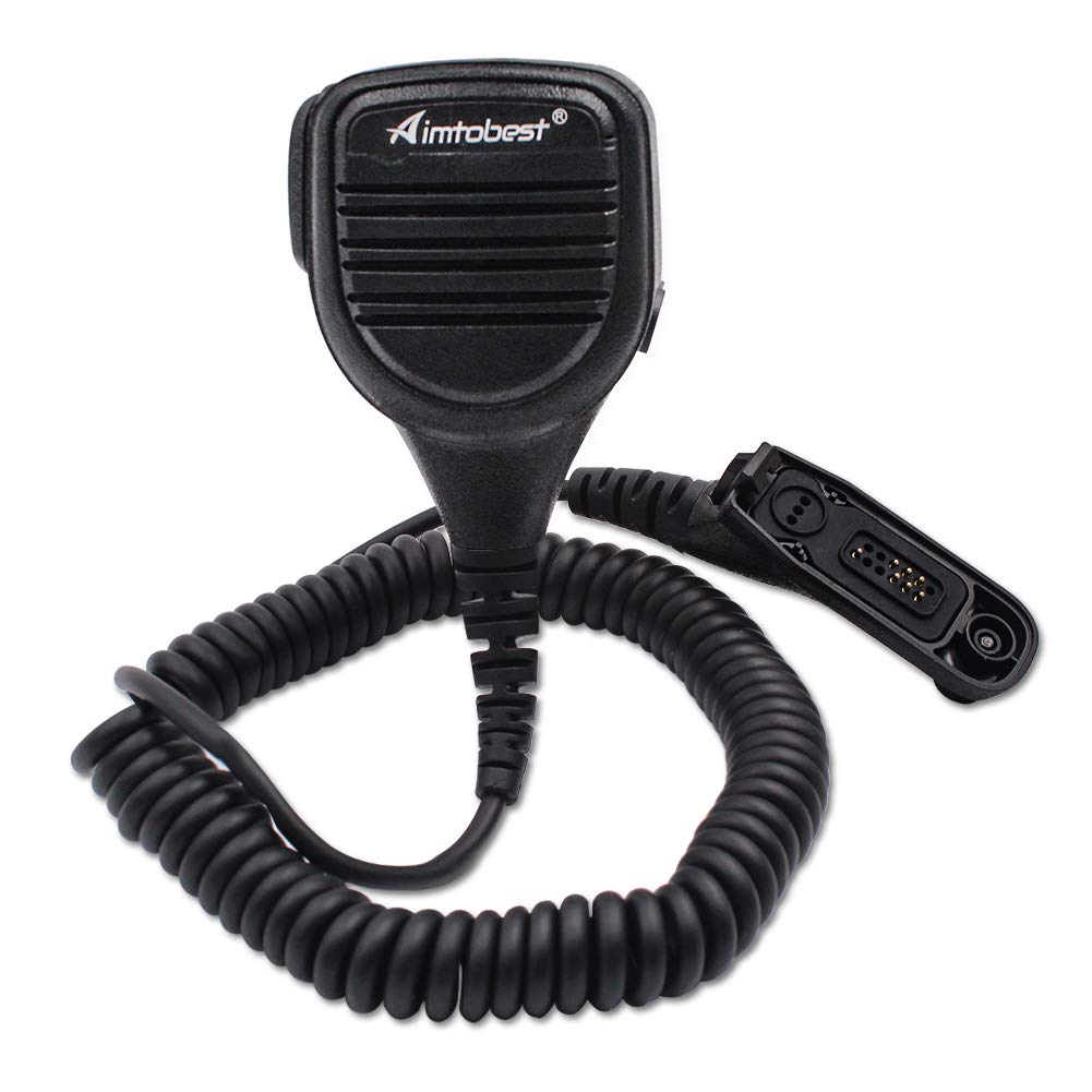 Aimtobest Pmmn4024 Pmmn4025 Speaker Microphone Compatible For Motorola Radio Xpr6350 Xpr6550 Xpr7350 Xpr7550 Xpr6380 Xpr6580 Xpr