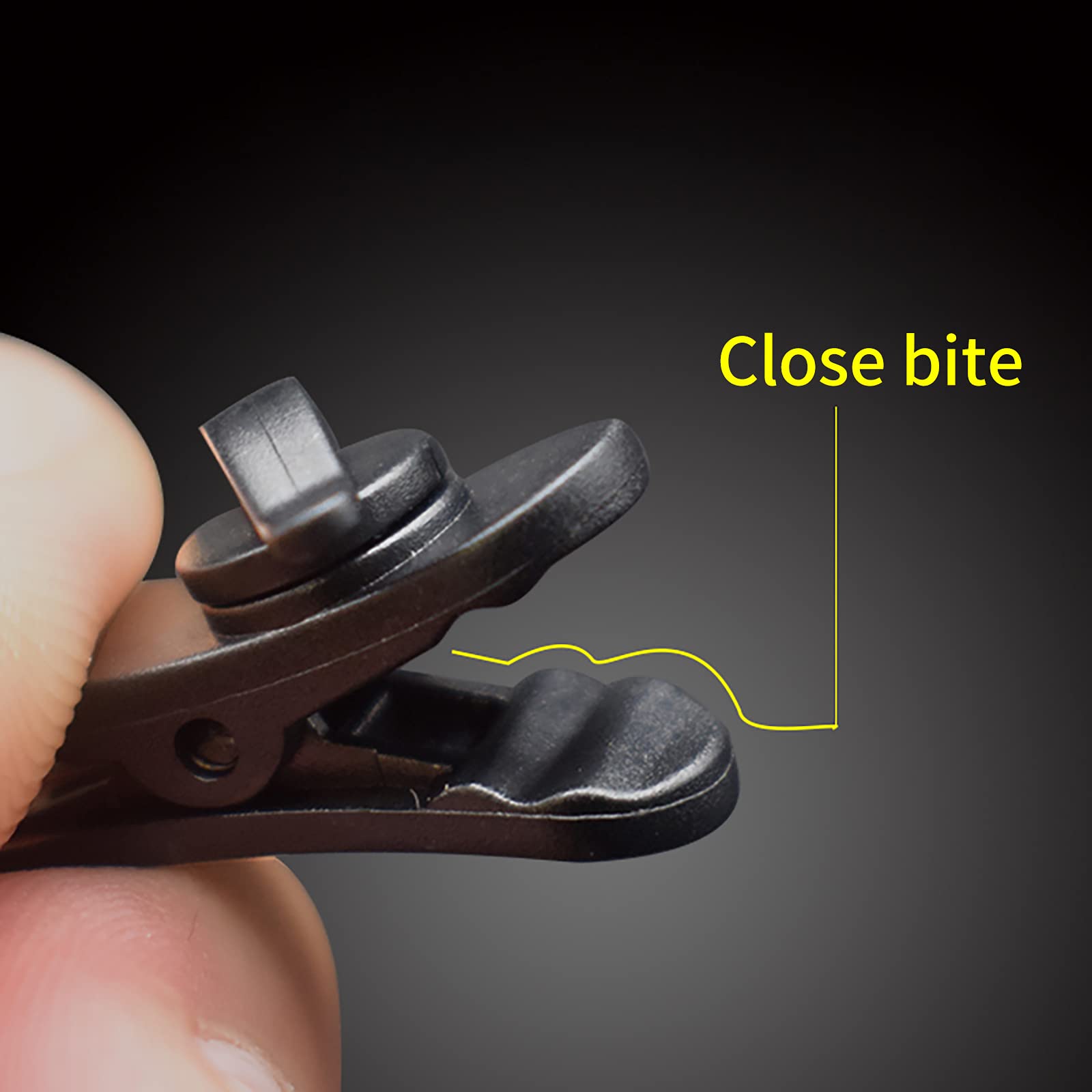 Lapel Mic Clip On Shirt Microphone Metal Tie And Plastic Wire Clips For Recording Video (20 Pcs)