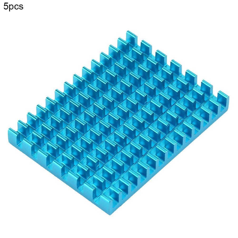 5Pcs Aluminum Heatsink Cooling Fin Circuit Board Cooling Fin Heatsink Cooler Chip Heat Sink 40  30  5Mm