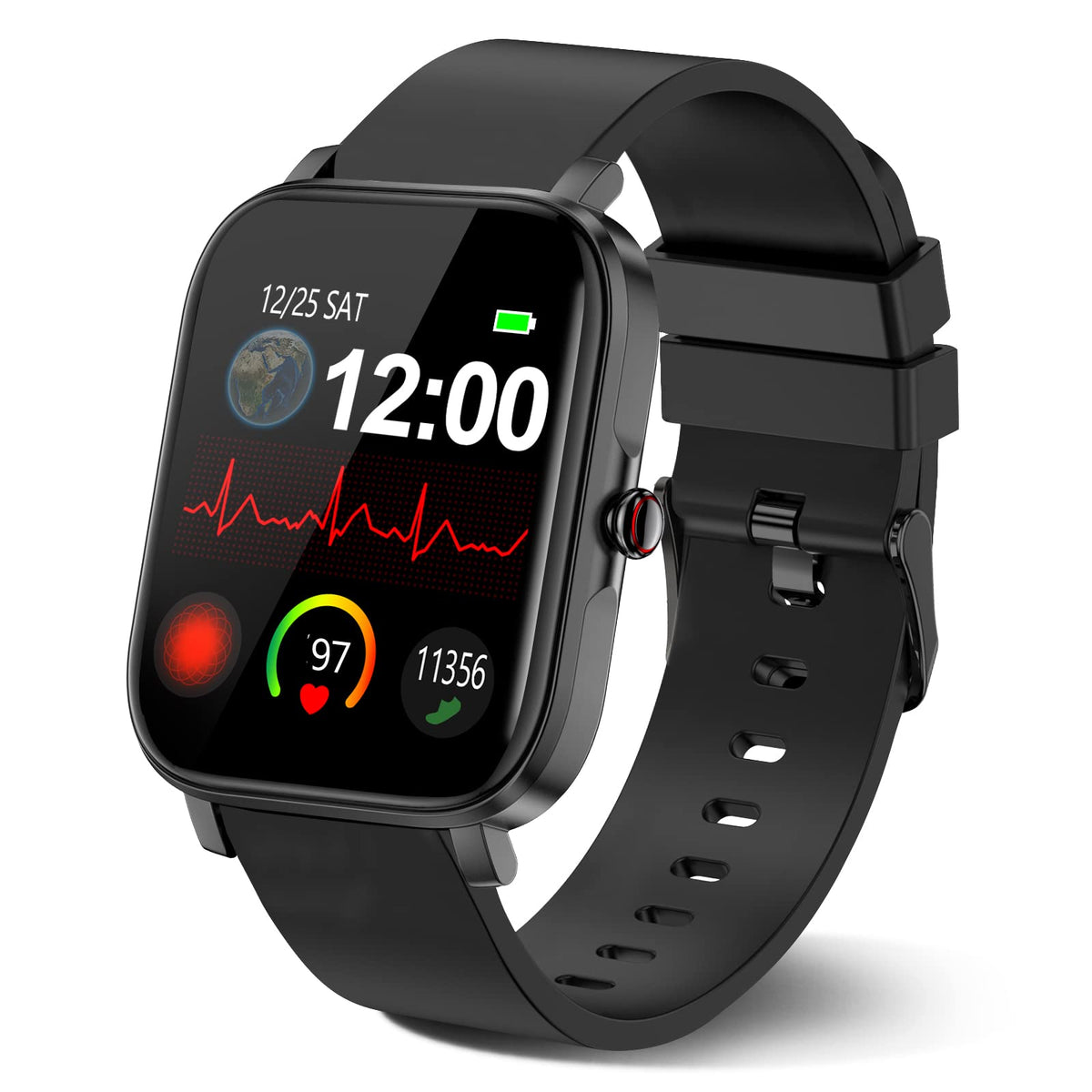 Choiknbo Smart Watch, Fitness Tracker Smartwatch For Android/Ios Phones, 1.69'' Full Touch Screen With Heart Rate Sleep, Step Co