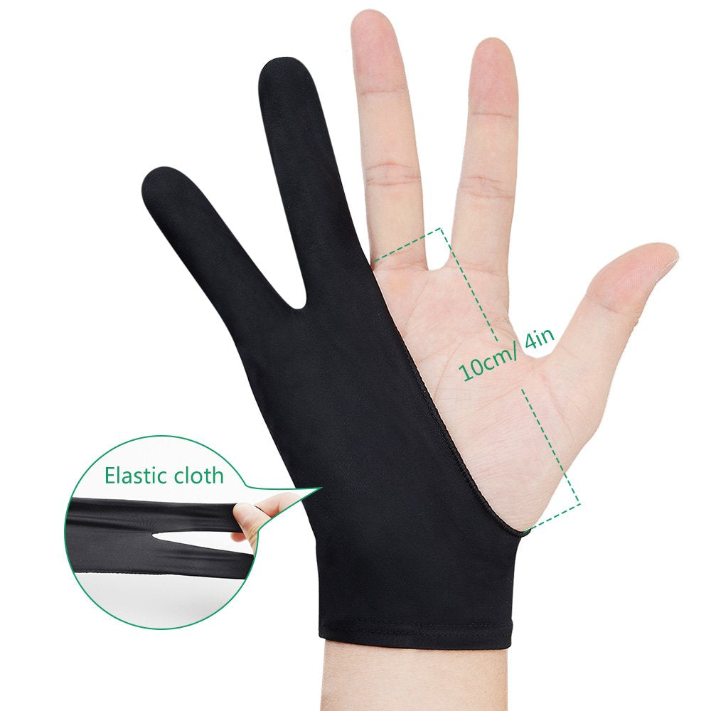 Parblo Pr 01 Two Finger Glove For Graphics Drawing Tablet Light Box Tracing Light Pad