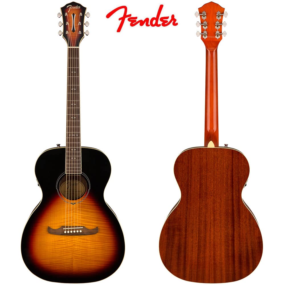 Fender Fa 235E Concert Acoustic Guitar, With 2 Year Warranty, 3 Color Sunburst