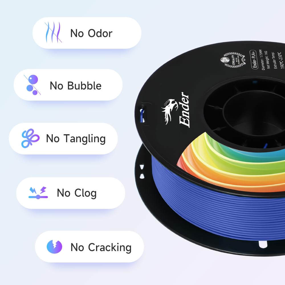 Creality 3D Printer Filament, Pla Plus Filament 1.75Mm Navy Blue, Pla Pro Toughness Upgraded Dimensional Accuracy +/  0.03Mm, 1K