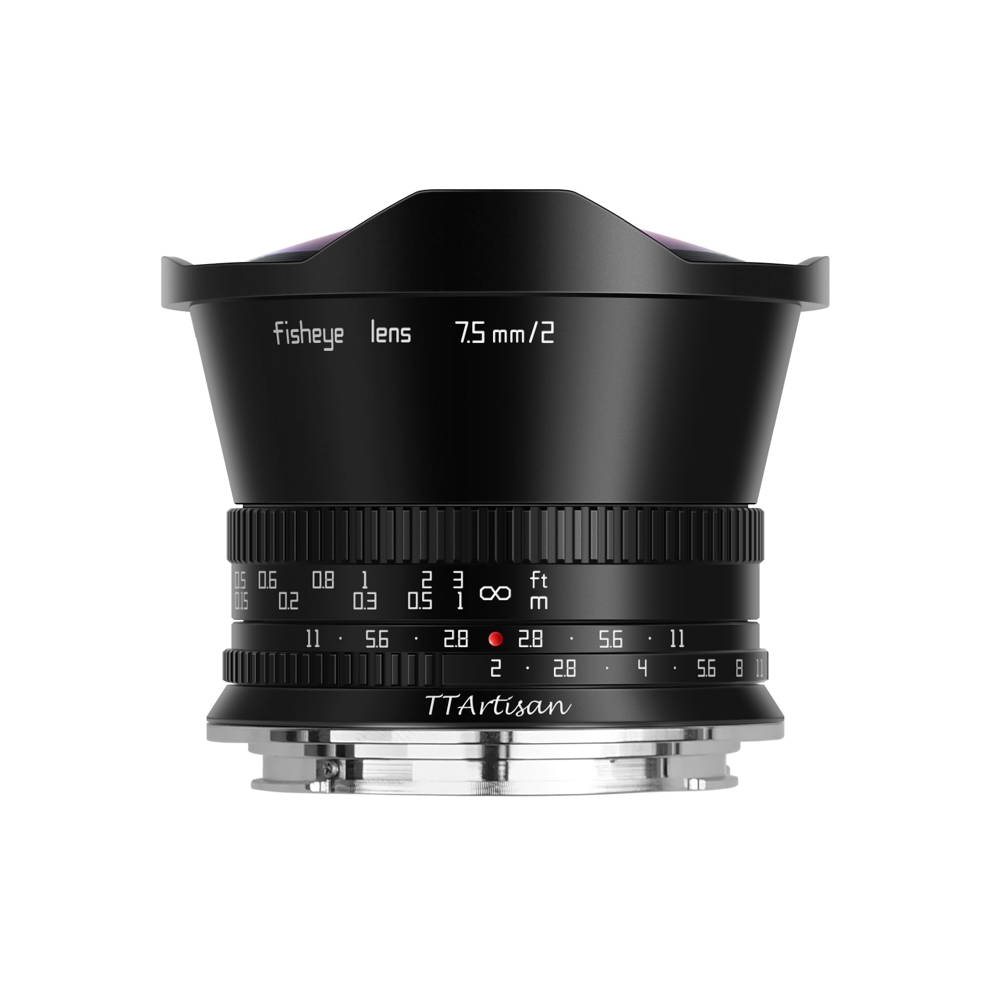 Ttartisan Aps C 7.5Mm F2.0 Fisheye Lens With 180� Angle Of View Half Frame Compatible With Eos R Mount Cameras Like Eos R,Eos Rp, Eos R5,Eos R6 Mirrorless Camera
