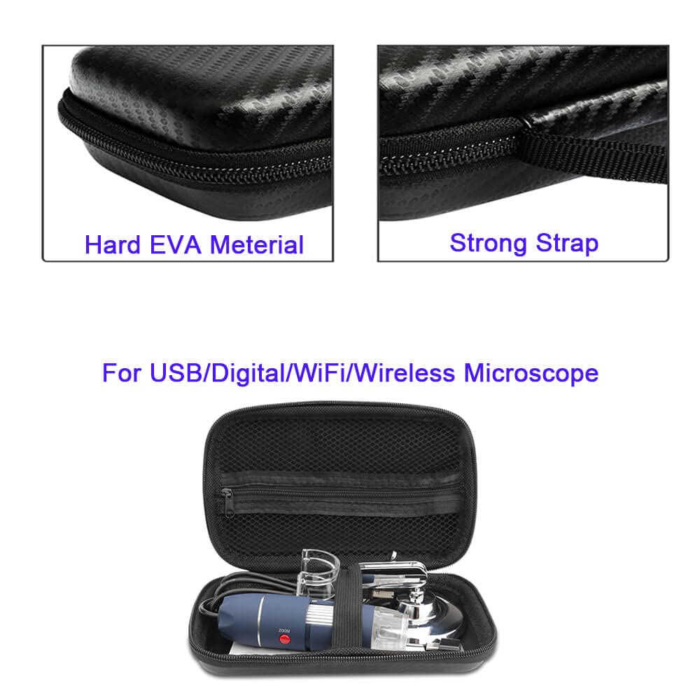 Ninyoon Original Usb Microscope Carrying Case Bag For Ninyoon Wifi & Usb Digital Microscope, Also Compatible With Other Brands H