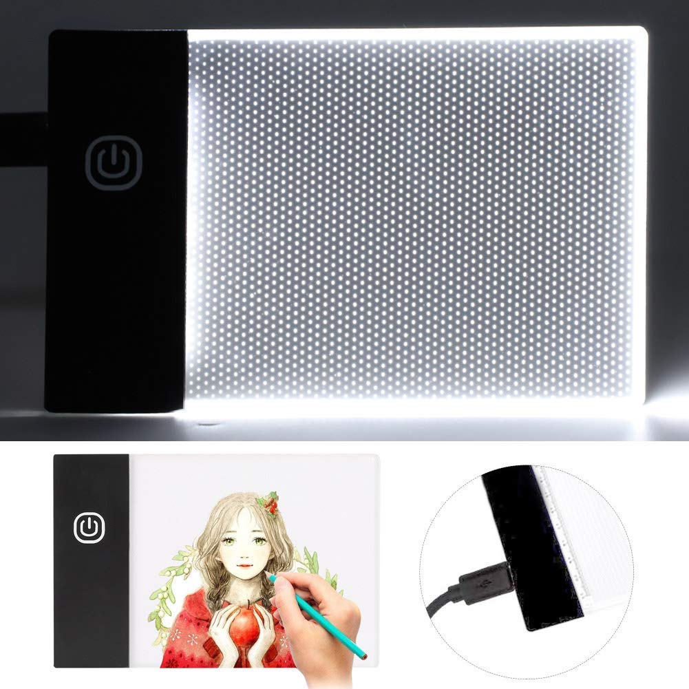 Ultra Thin Drawing Board Led Light Board, Slim A6 Light Pad, Tracing Paper Animation Industry Paper For Home Craft Paper Calligr