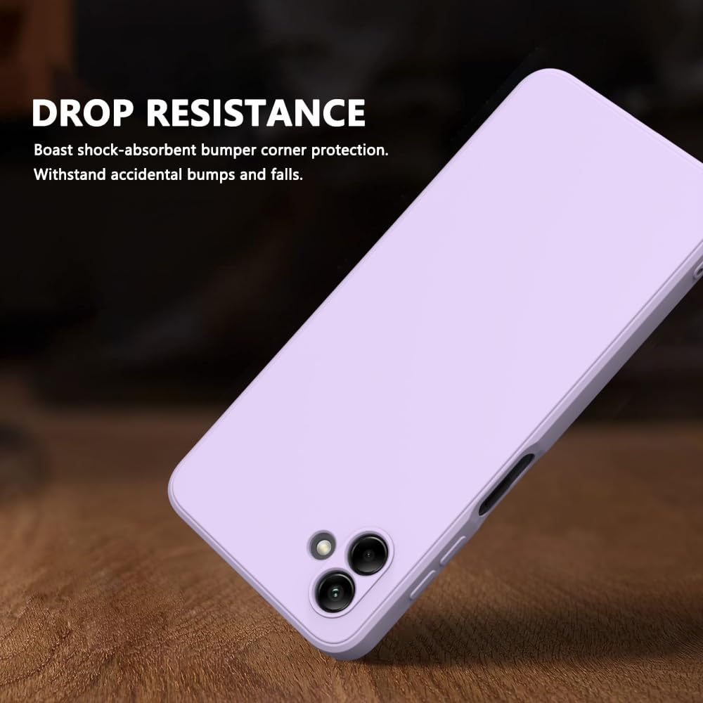 Wogroo For Samsung Galaxy A06 Case Purple, Scratch Resistant With Soft Touch, Slim Thin Phone Cover For Samsung Galaxy A06