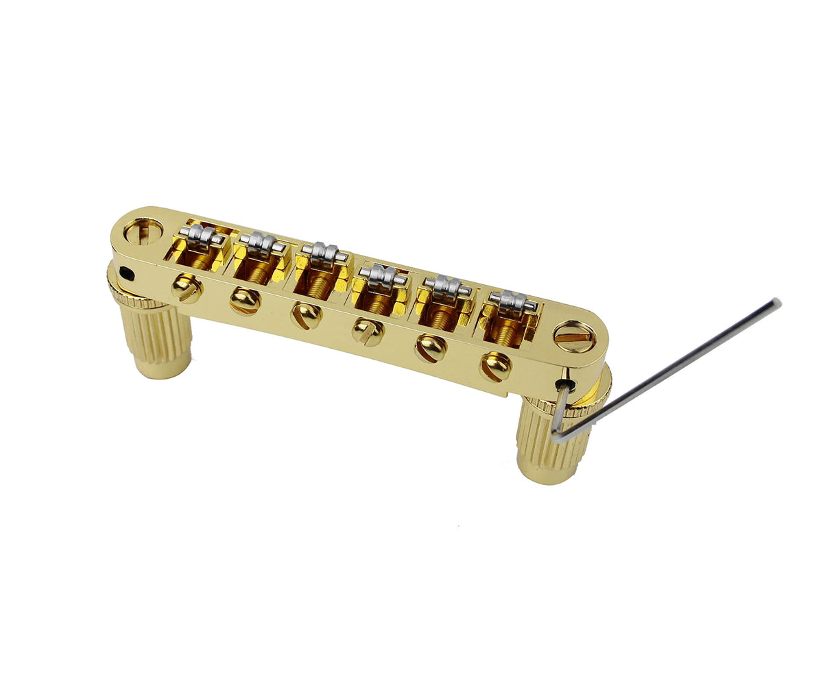 Guyker Guitar Tune O Matic Roller Saddle Bridge Replacement Part Compatible With Gibson Les Paul Lp Sg Style 6 String Electric?G