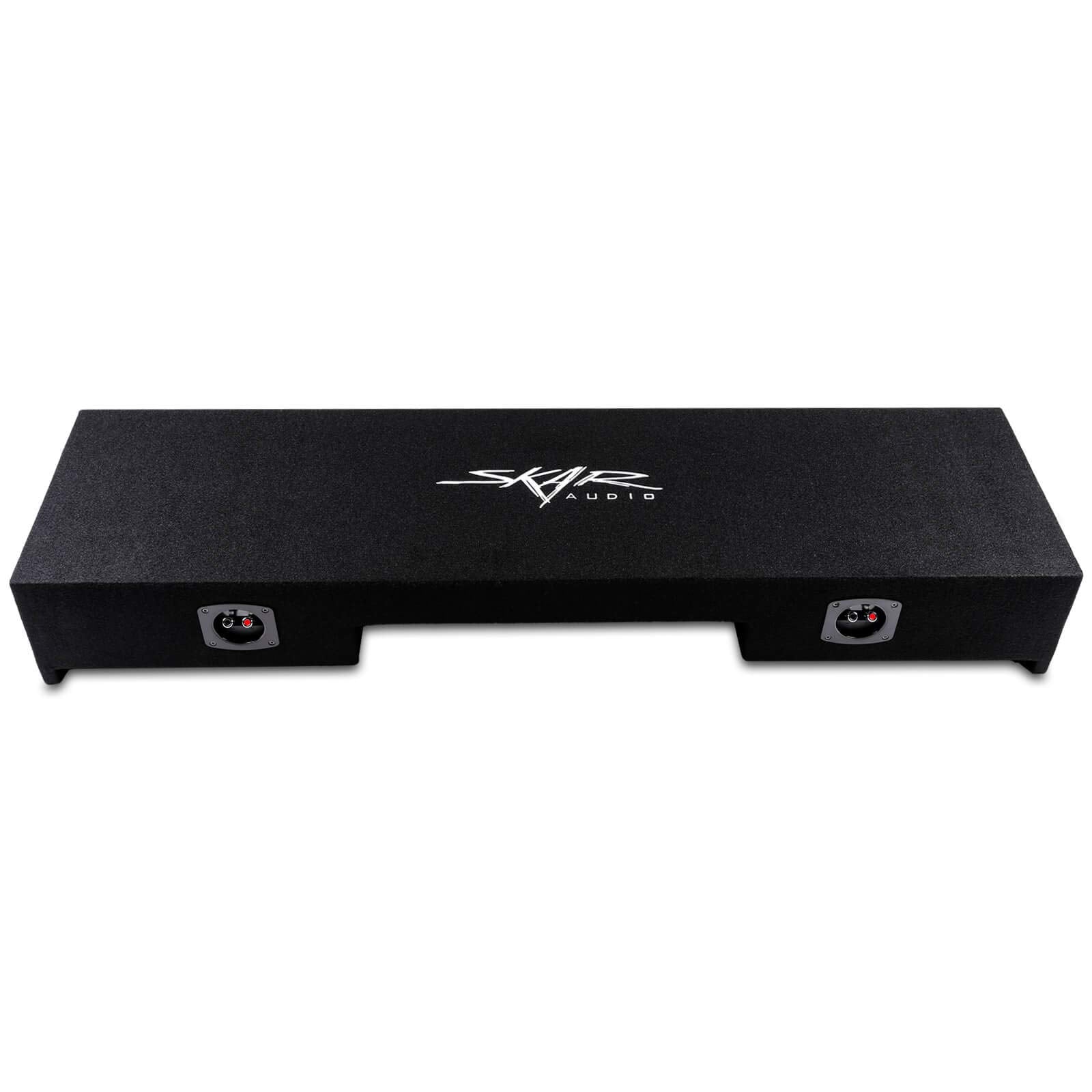 Skar Audio Dual 12' Subwoofer Enclosure Compatible With 1999 2006 Chevrolet Silverado/Gmc Sierra Extended Cab Trucks