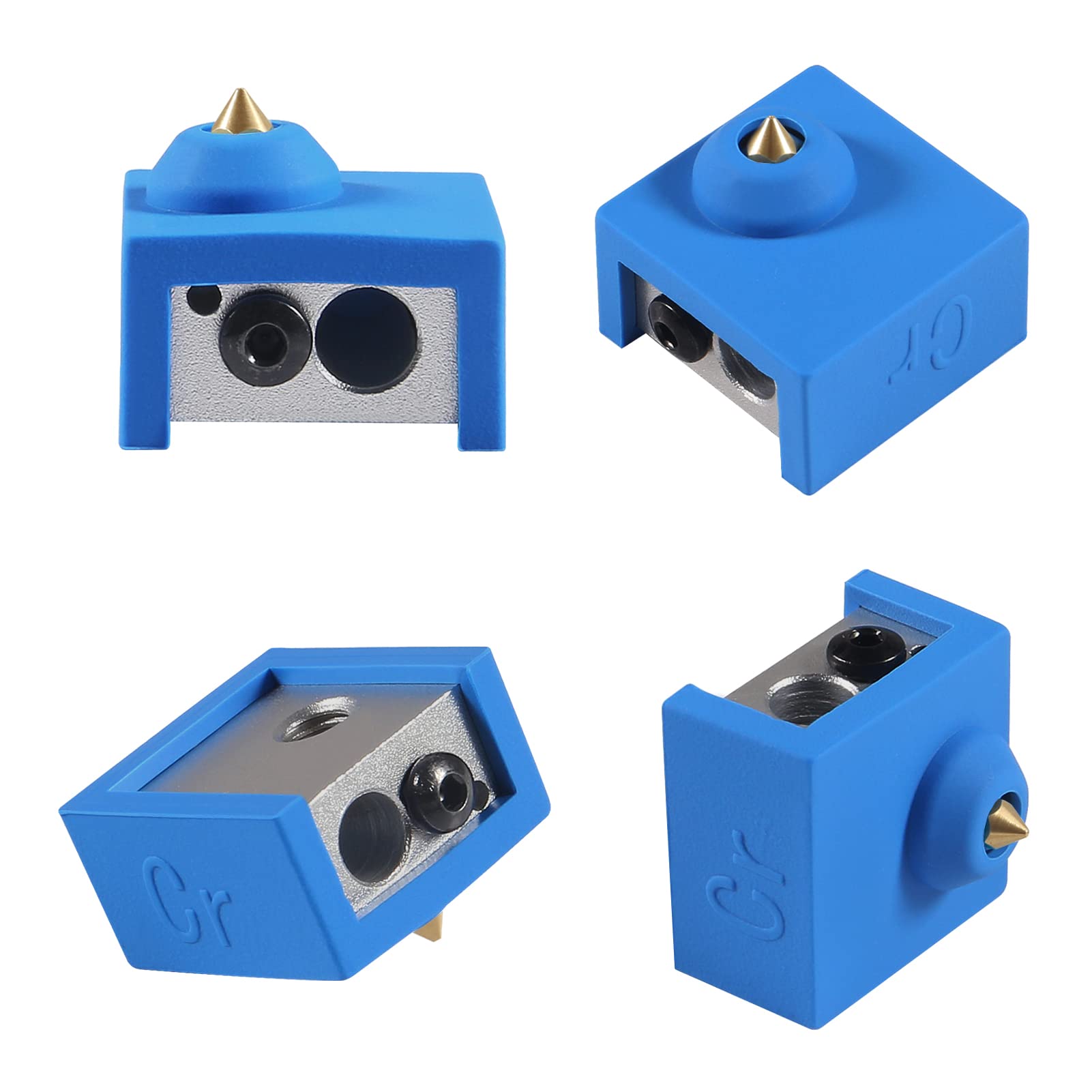 Aokin 3D Printer Heater Block Silicone Sock Hotend Silicone Cover For Creality Ender 3, Ender 3 Pro, Ender 3 V2, Ender 5, Ender