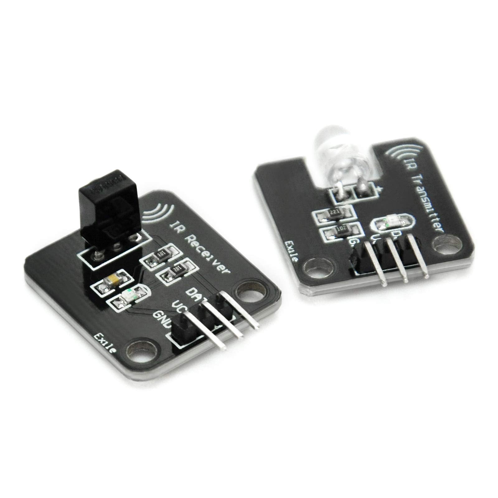 Gikfun Digital 38Khz Ir Receiver Ir Transmitter Sensor Module Kit For Arduino (Pack Of 3 Sets) Ek8477