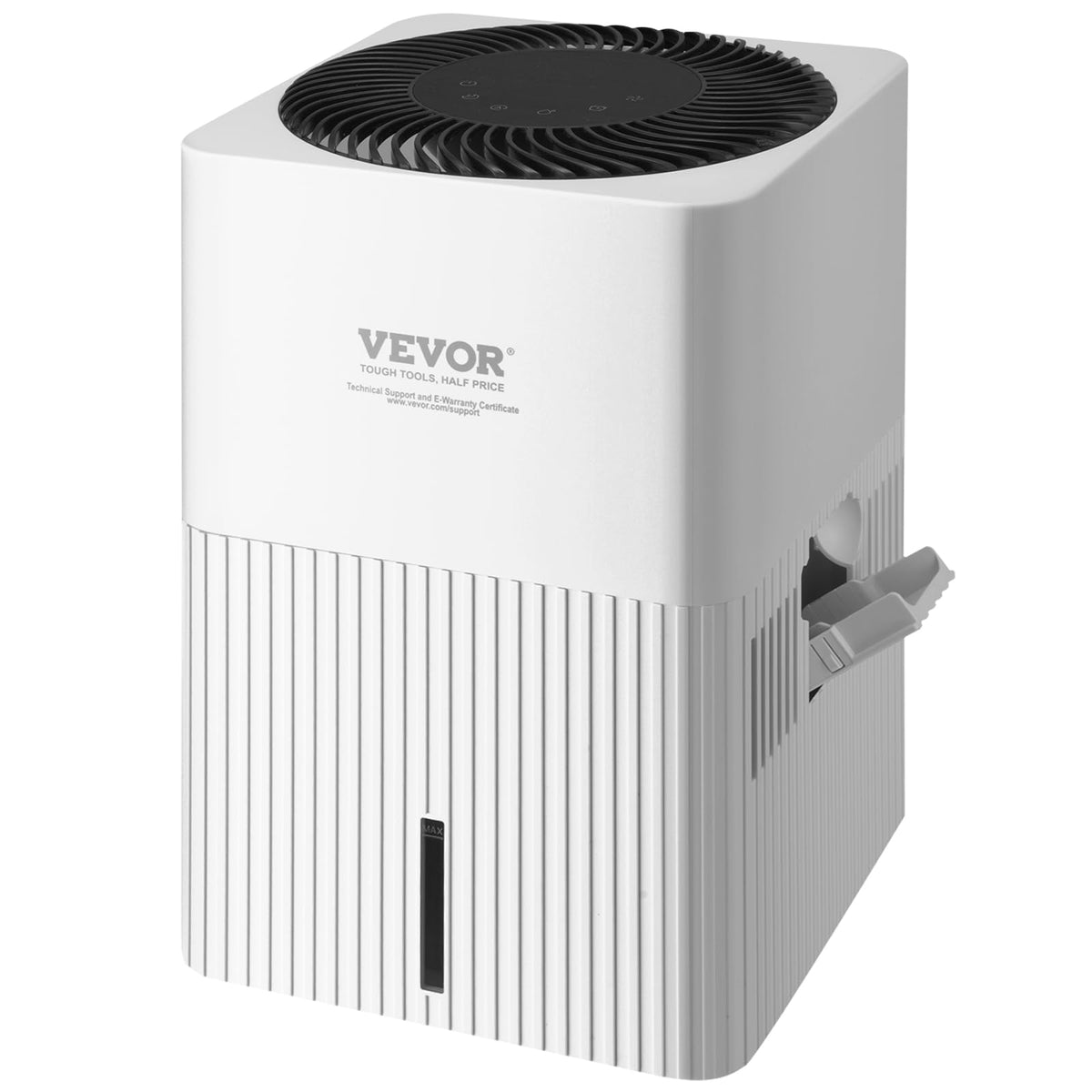 Vevor Evaporative Humidifiers Mist Free 3L, 300 Ml/H Cool Moisture Humidifier And Air Purifier For Whole House Up To 473.6 Sqft,