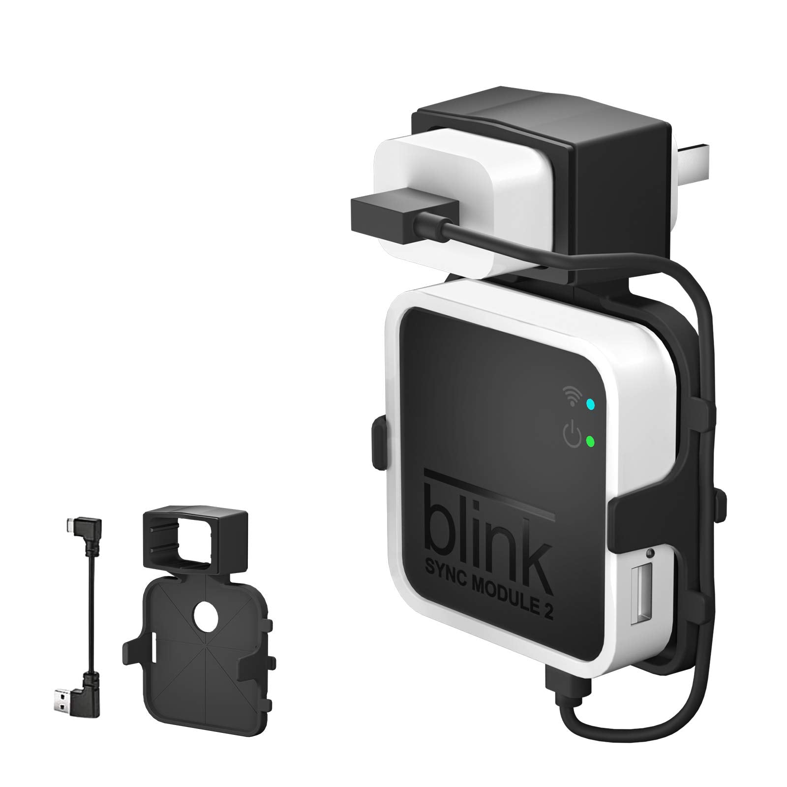 Holaca Outlet Wall Mount Stand For Blink Sync Module 2,Sync Module,Bracket Holder For Blink Outdoor Blink Indoor Blink Xt2 And B