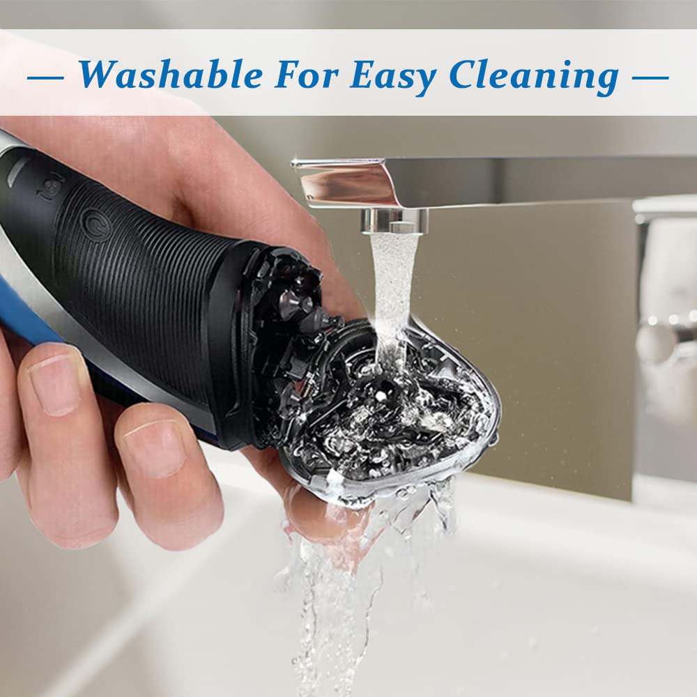 Hq8 Replacement Heads Compatible With Philips Norelco Aquatec Shaver, Blades For Pt720 At880 At810, 8 Series 6 Pc Pack