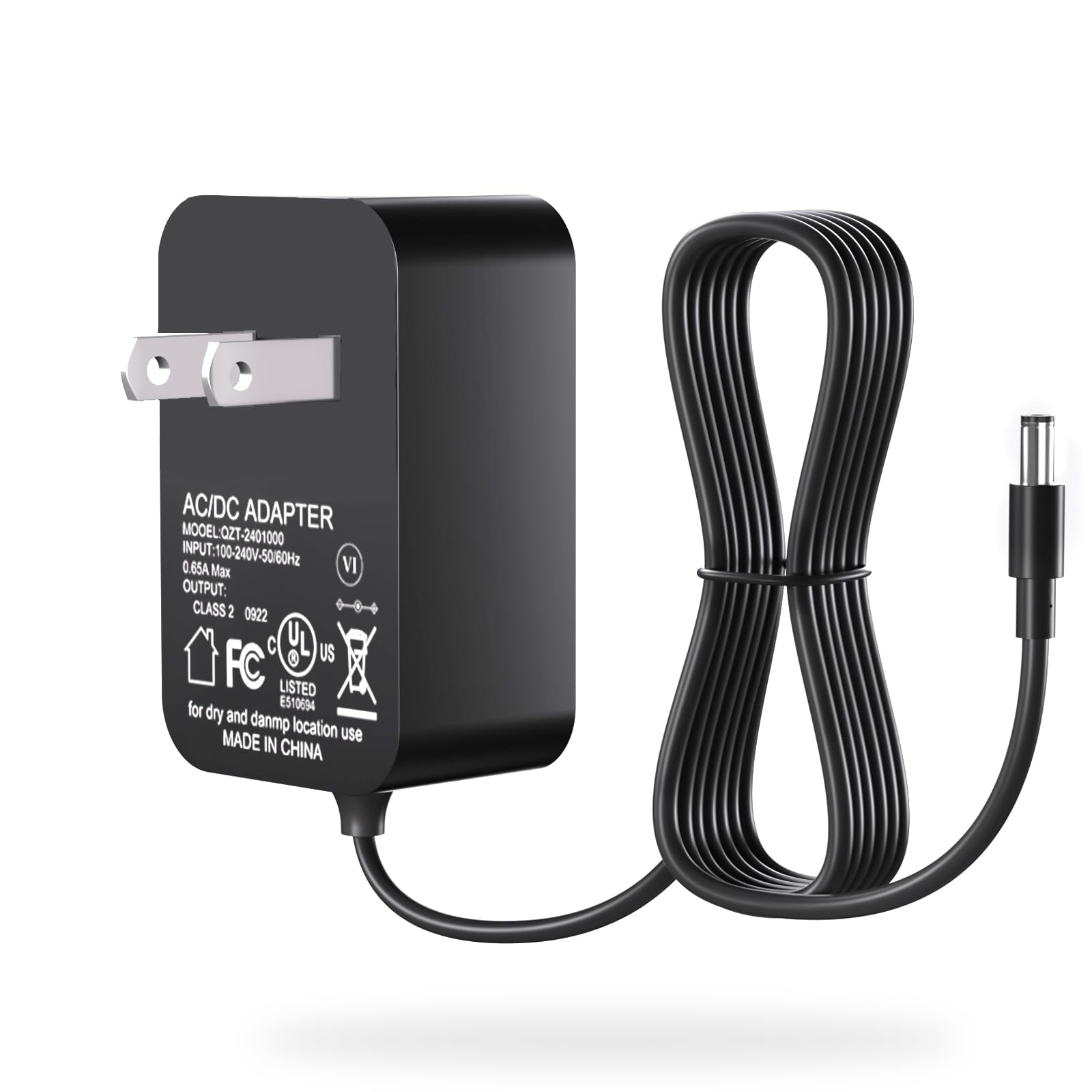 12V Computer Monitor Power Cord for Z Z-Edge UG24 UG25I UG27 UG27P UG27PJ UG27Q UG27S U27C 24 27 240Hz Gaming Monitor AC Adapter