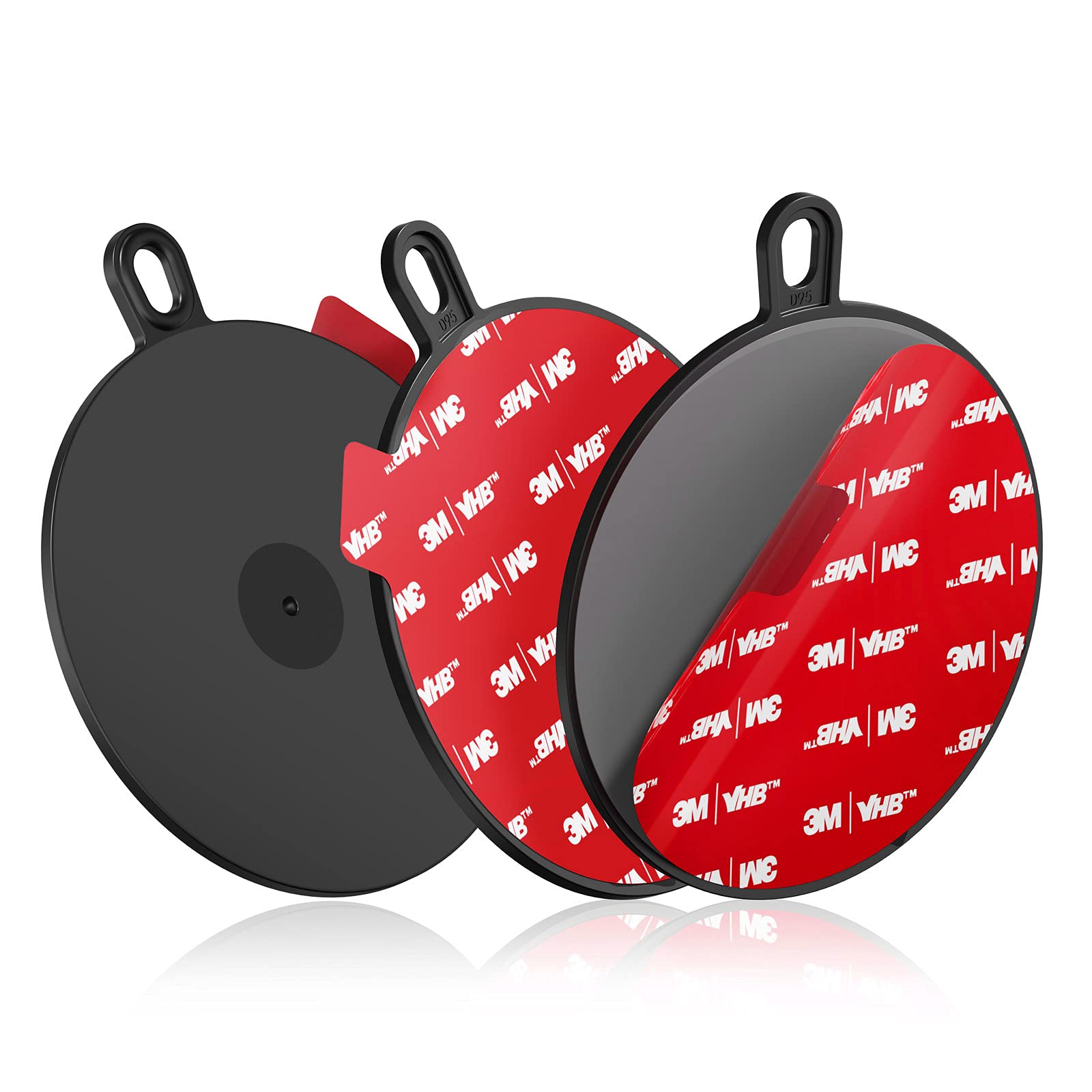 Dashboard Pad Mounting Disk For Suction Cup, 95Mm (3.74'') 3M Heat Resistant Adhesive Disc For Dash Camera Windshield Holder, Gp