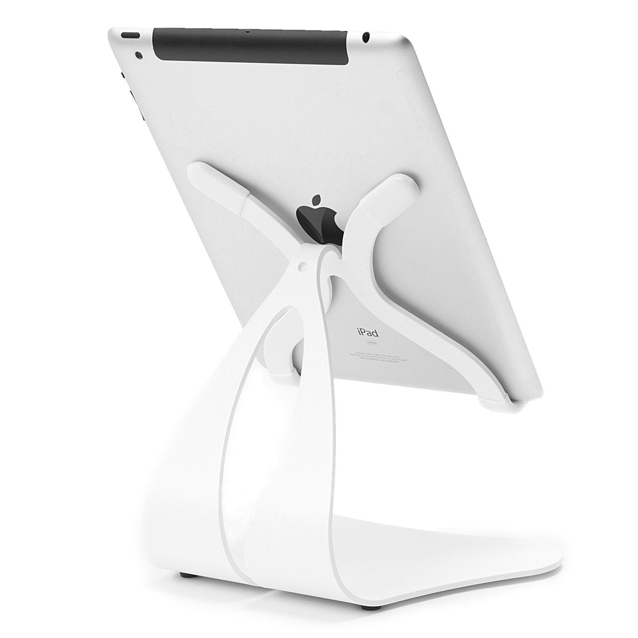 Thought Out Stabile 2.0 Steel Stand White - Made In Usa - Compatible With Apple Ipad