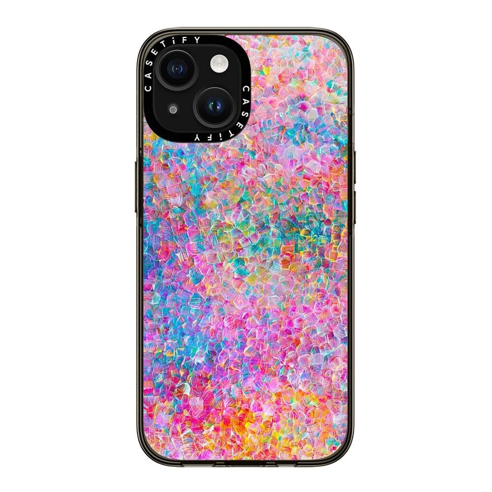 Casetify Compact Case For Iphone 15 [2X Military Grade Drop Tested / 4Ft Drop Protection]   My Neon Summer By Ingrid Ching   Cle