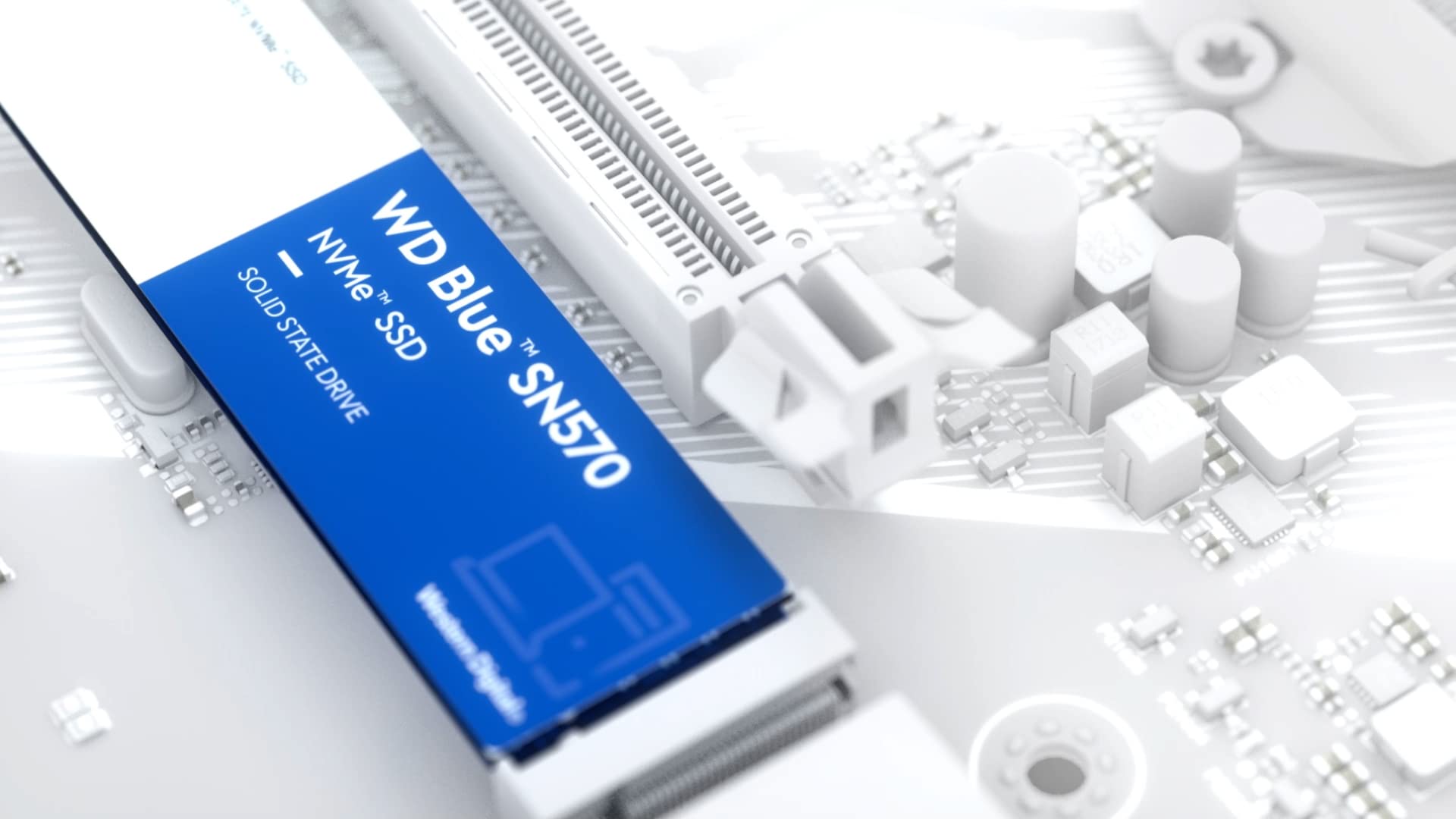 Western Digital 250Gb Wd Blue Sn570 Nvme Internal Solid State Drive Ssd - Gen3 X4 Pcie 8Gb/S, M.2 2280, Up To 3,300 Mb/S - Wds25