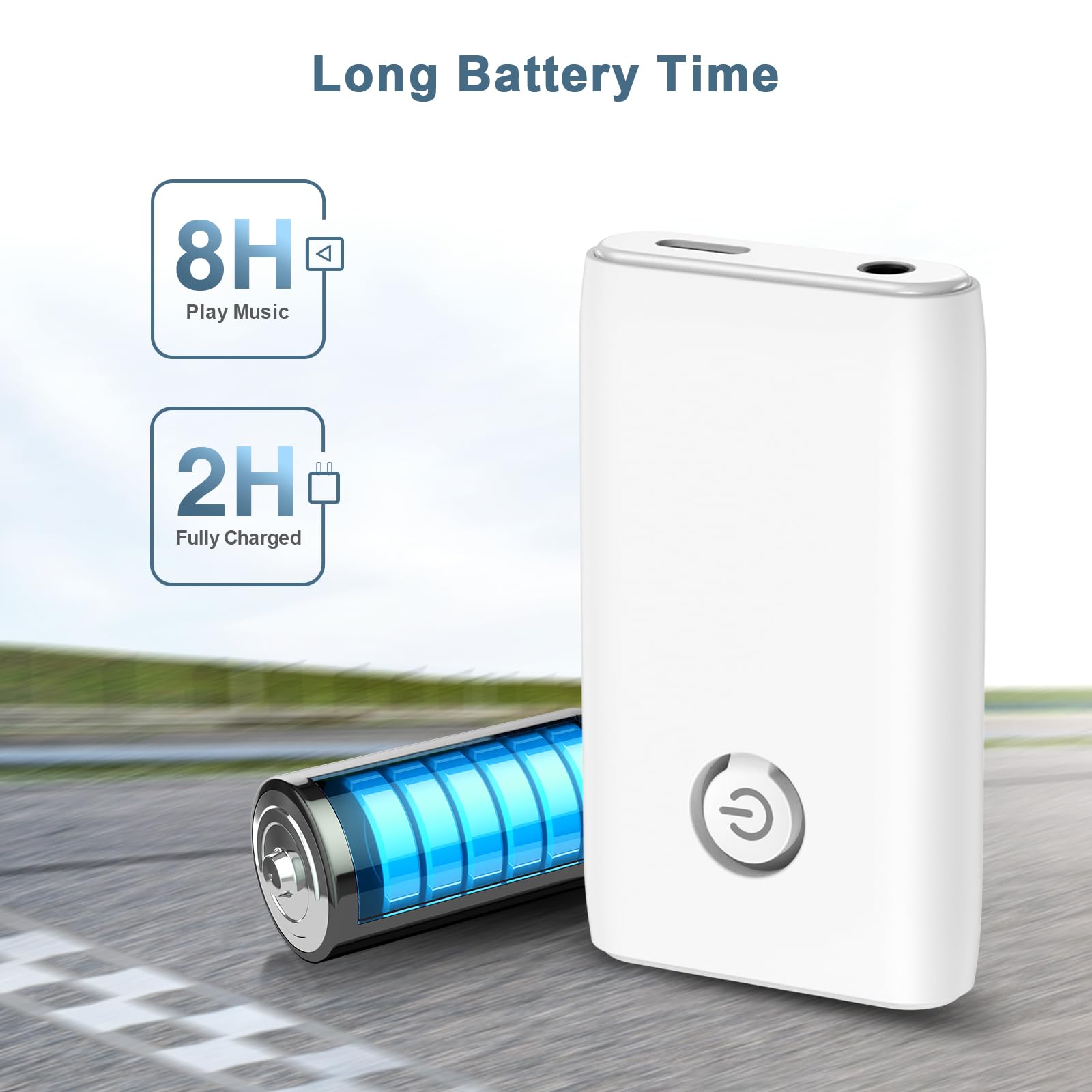 Ankilo Bluetooth 5.0 Transmitter Receiver, 2 In 1 Wireless Bluetooth Adapter, Portable Aux Bluetooth Adapter For Car, Audio Rece