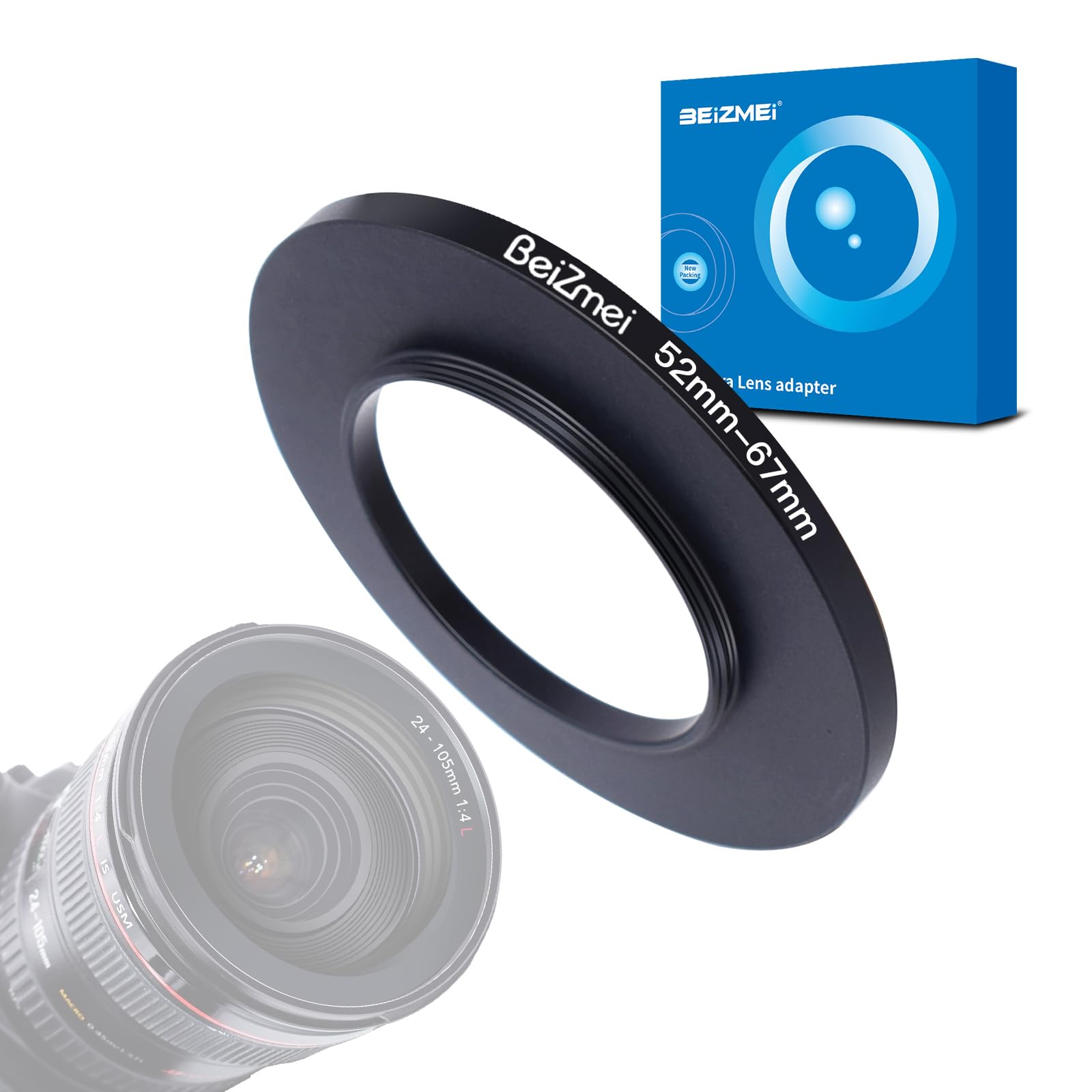 52Mm To 67Mm Camera Filters Ring,Filters Ring Compatiable All Brands 52Mm Lens To 67Mm Uv Nd Cpl Camera Filter Accessory.Made Of