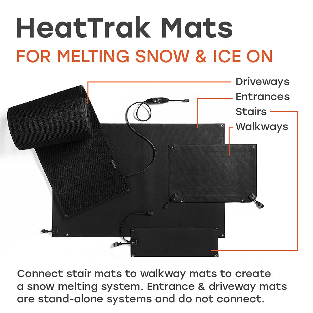 Heattrak Heated Snow Melting Mats   Heated Outdoor Mats For Walkways   Electric Snow Melting Mats For Decks And Sidewalks   Trus