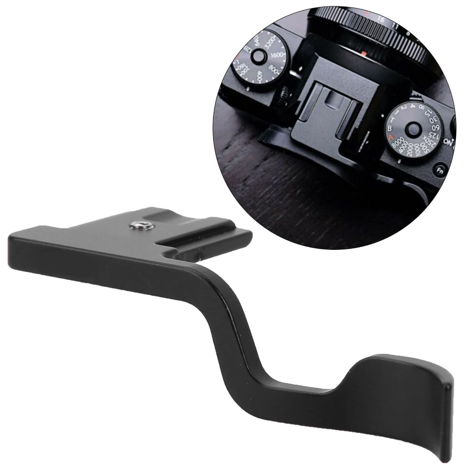 Black Thumb Grip Aluminum Alloy Thumb Up Hand Grip For Xt30 Camera