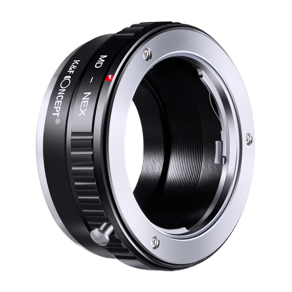 K&F Concept Lens Mount Adapter Compatible With Minolta Md Mc Lens To Nex E Mount Camera,Fits A6500 A6600 A6300 A6000 A7