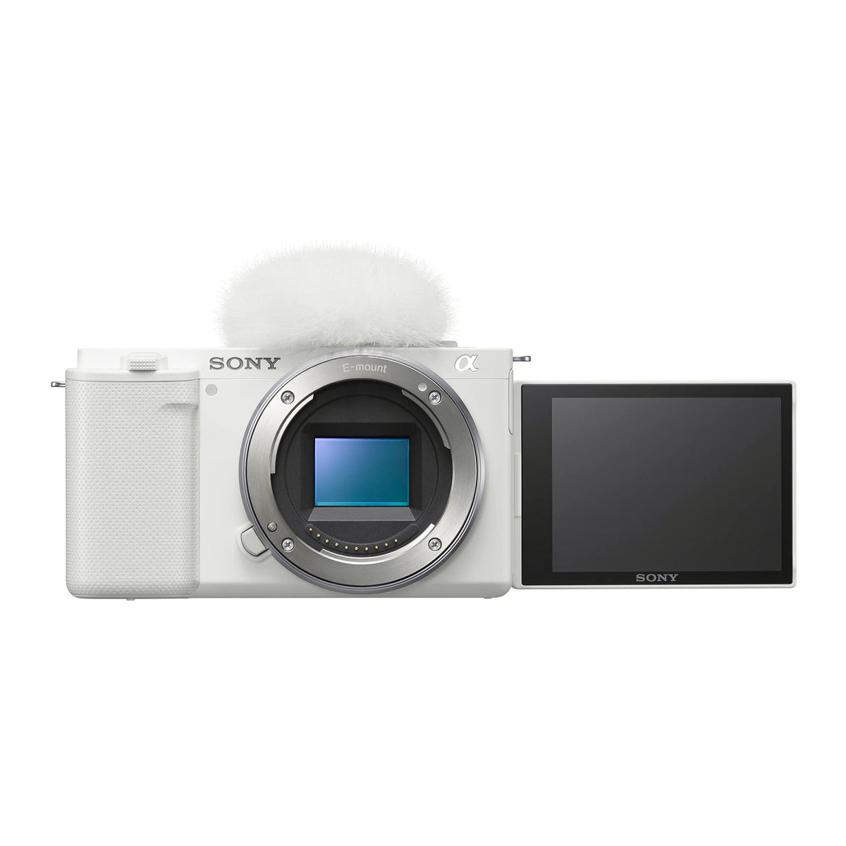 Sony Alpha ZV E10   APS C Interchangeable Lens Mirrorless Vlog Camera   White