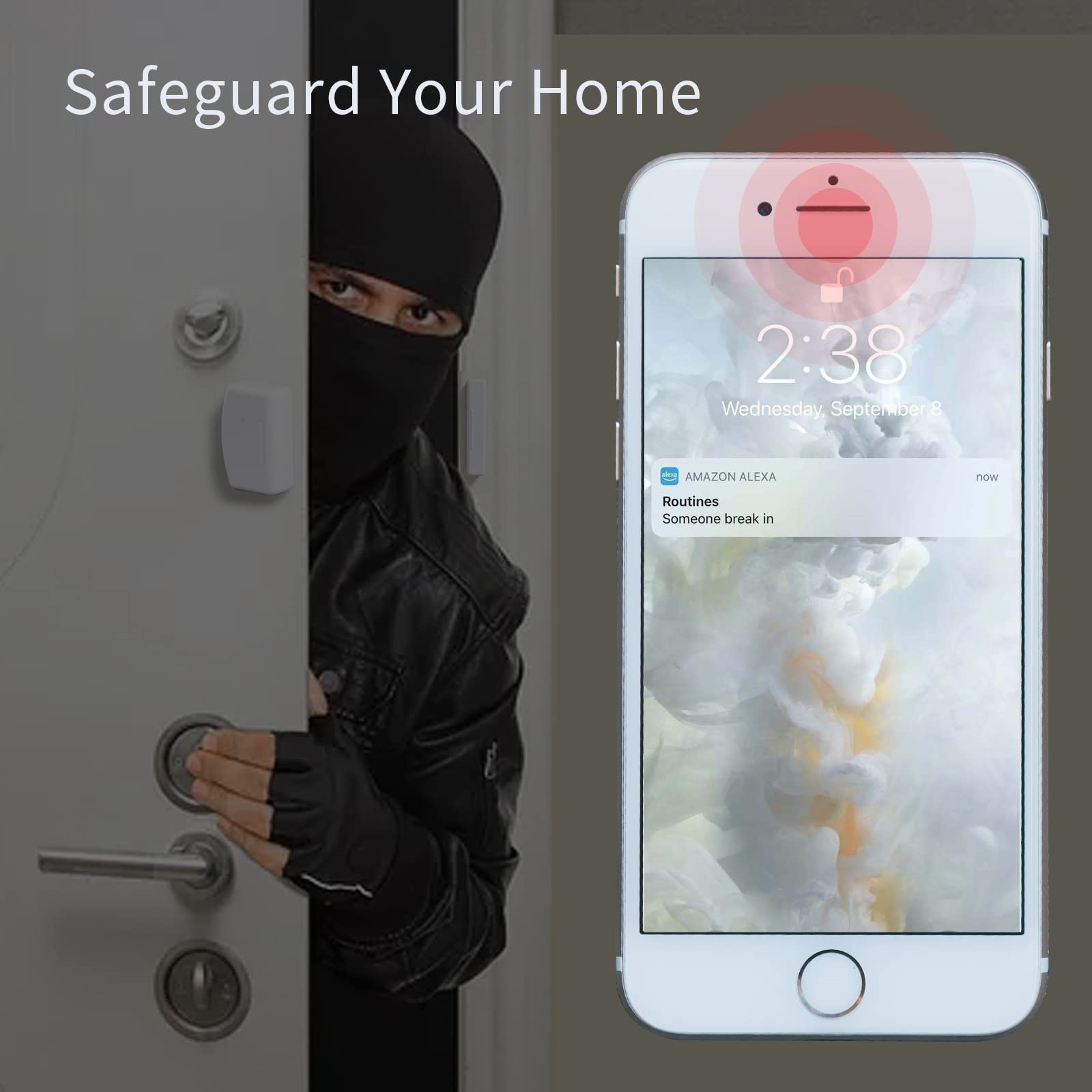 Thirdreality Zigbee Contact Sensor 2 Pack,Door And Window Monitor, Home Automation,Works With Home Assistant,Smartthings,Aeotec,