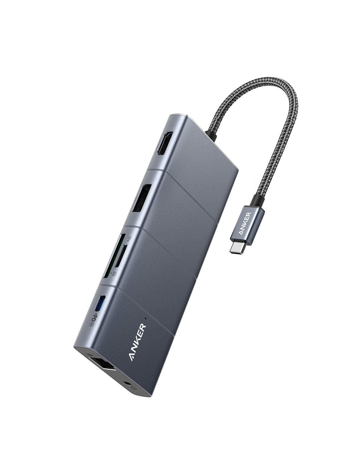 Anker Usb C Hub, Powerexpand 11 In 1 Docking Station, With 4K@60Hz Hdmi And Dp, 100W Power Delivery, Usb C And 3 Usb A Data Port