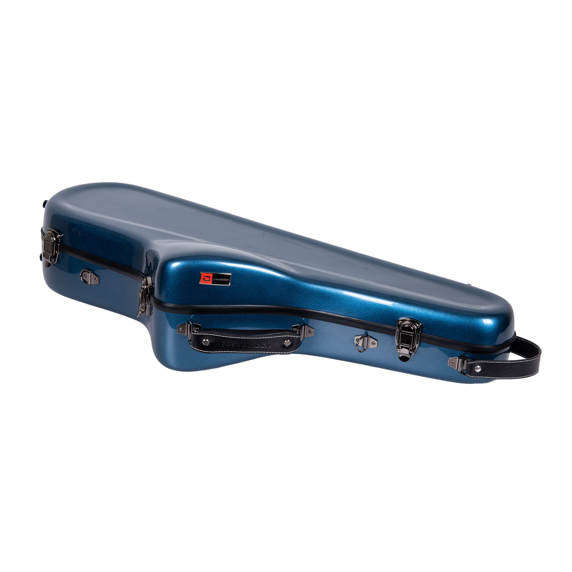 Crossrock Pro Grade Tenor Saxophone Case | Sapphire Blue, Tsa Lock, Stylish & Elite Protection, Detachable Straps, Accessory Poc
