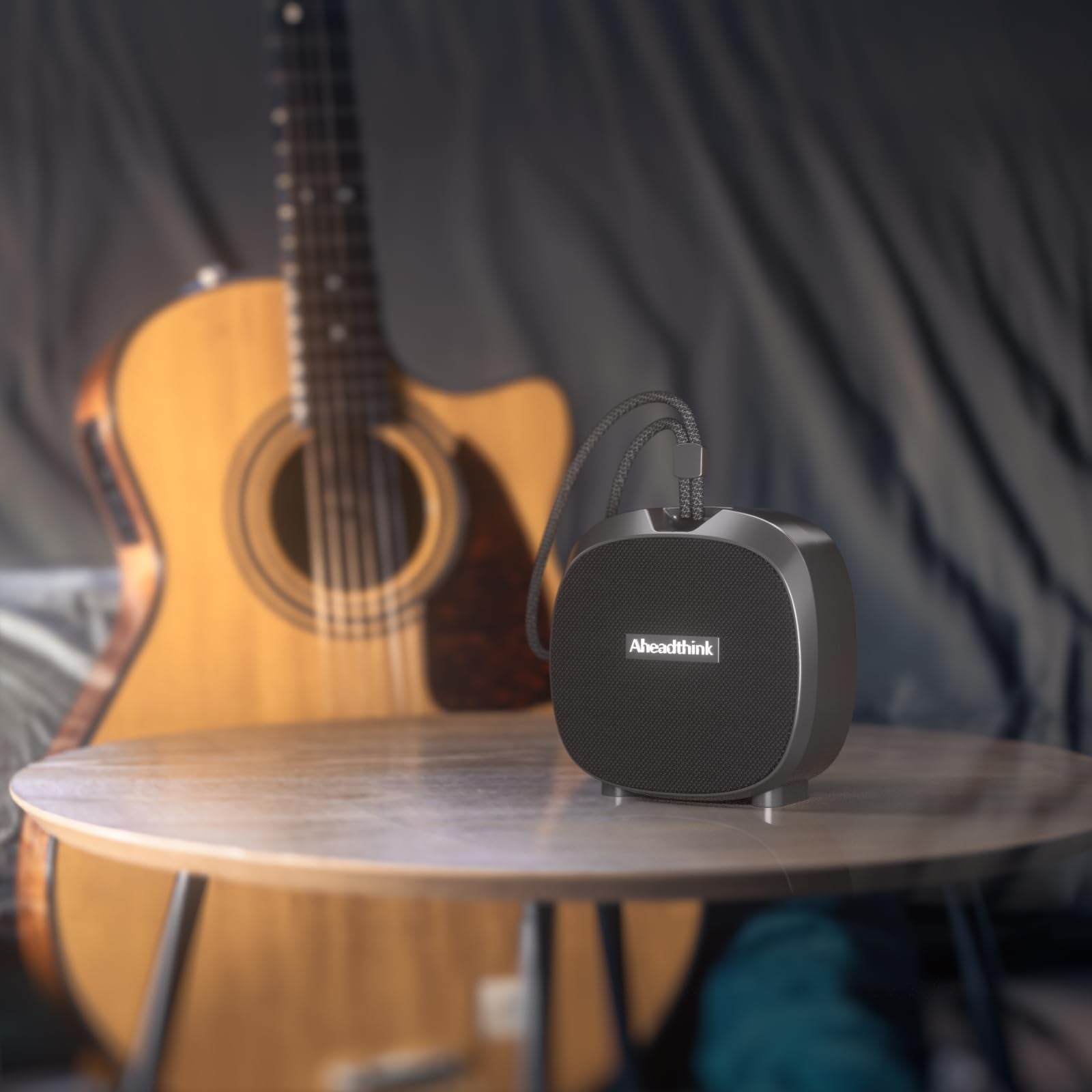 Bluetooth Speaker, Portable Wireless, Ipx5 Waterproof Speaker, Bluetooth 5, Rgb Color Lights, Loud Stereo Sound, Bass, Tws Pairi