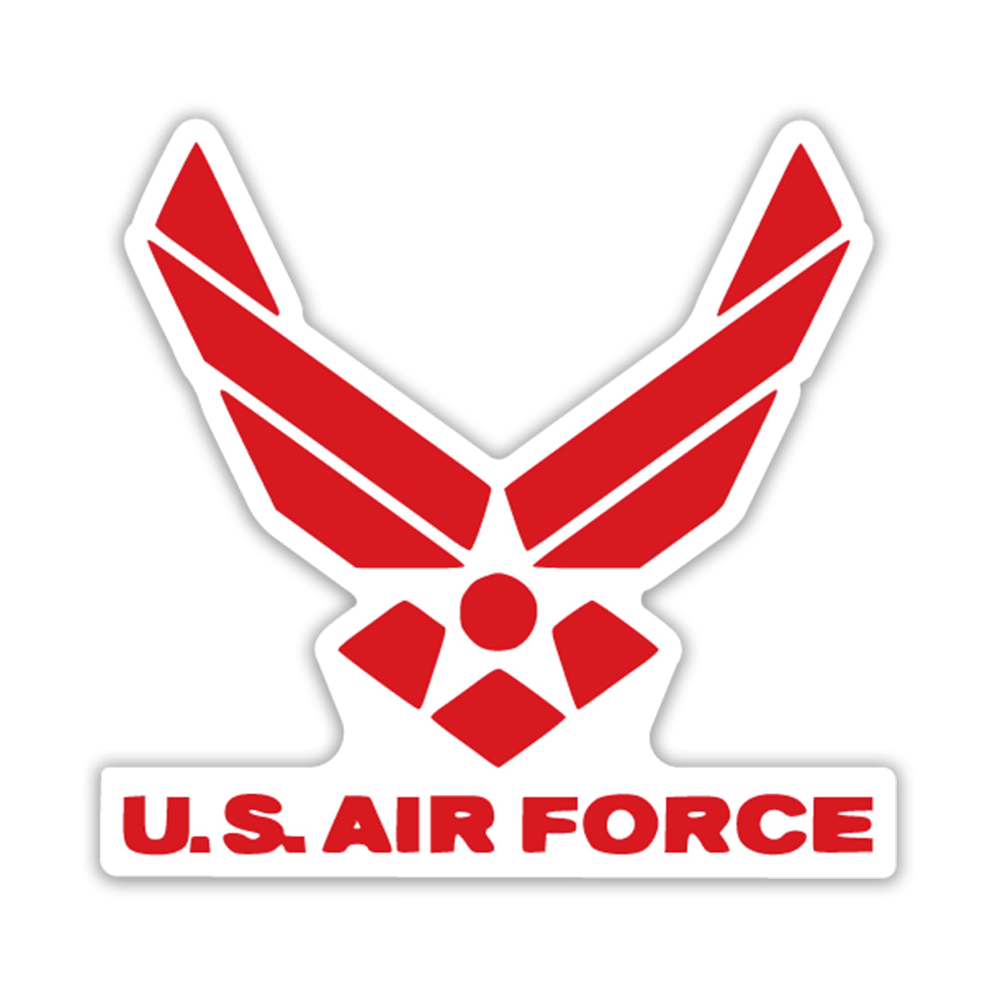 U.S. Air Force Vinyl Decal Sticker Vinyl Decal Sticker | Cars Trucks Vans Walls Laptops | Multiple Colors | 6.75 In | Kcd748 (Re