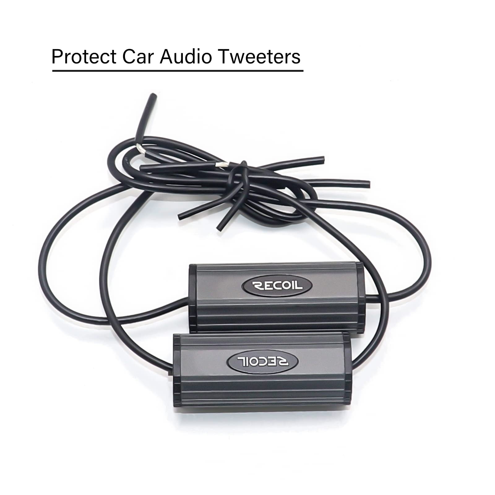 Recoil Bb T Bass Blocks Designed To Protect Car Audio Tweeters, Eliminate Frequencies 0 5.6Khz At 4Ohms, Pair