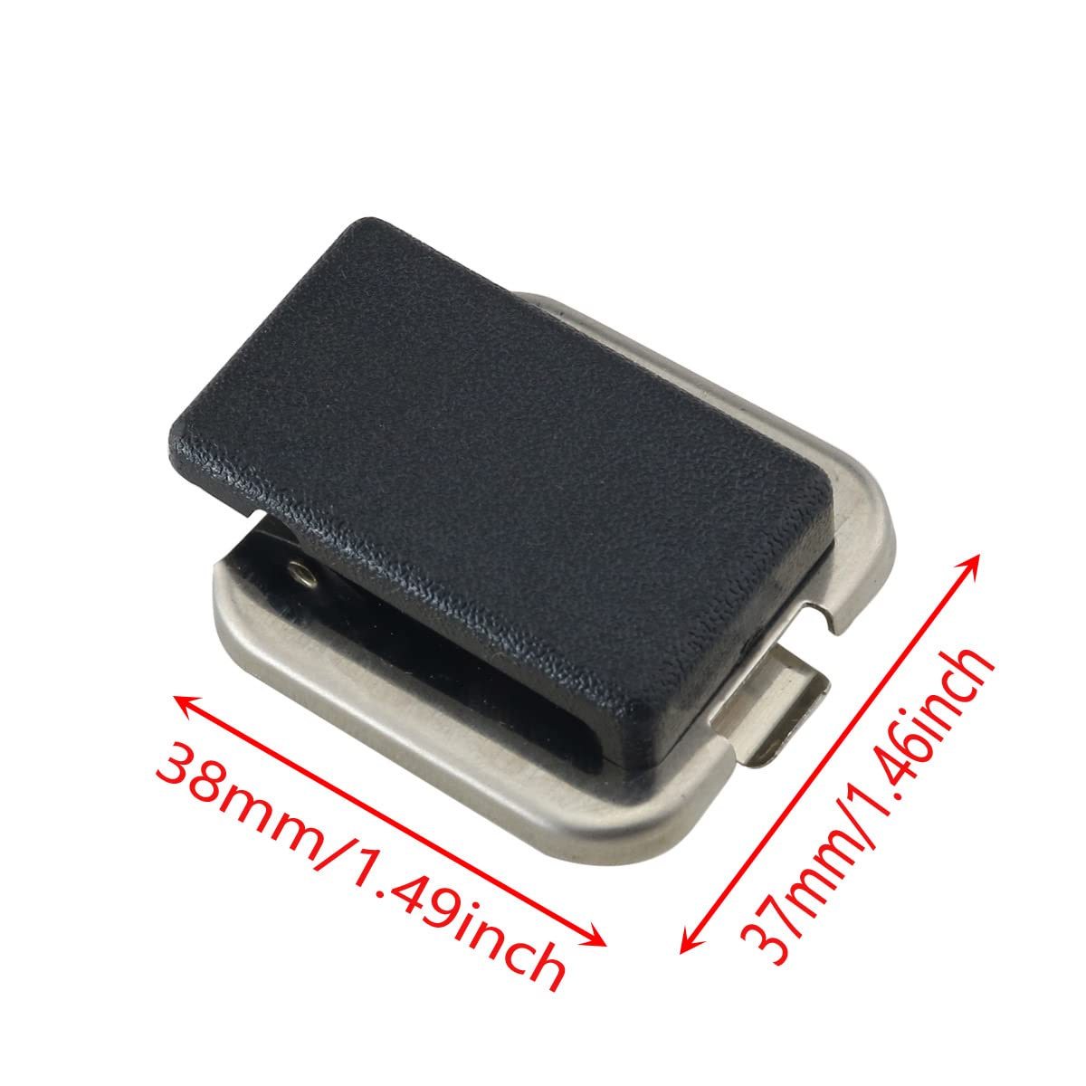 Zczqc 2Pcs Belt Clip Handheld Speaker Mic Two Way Radio Accessory Microphone Replacement For Motorola Pmmn4013 Pmmn4013A Pmmn4021A Pmmn4021 Pmmn4022 Pmmn4022A Pmmn4025 Pmmn4025A