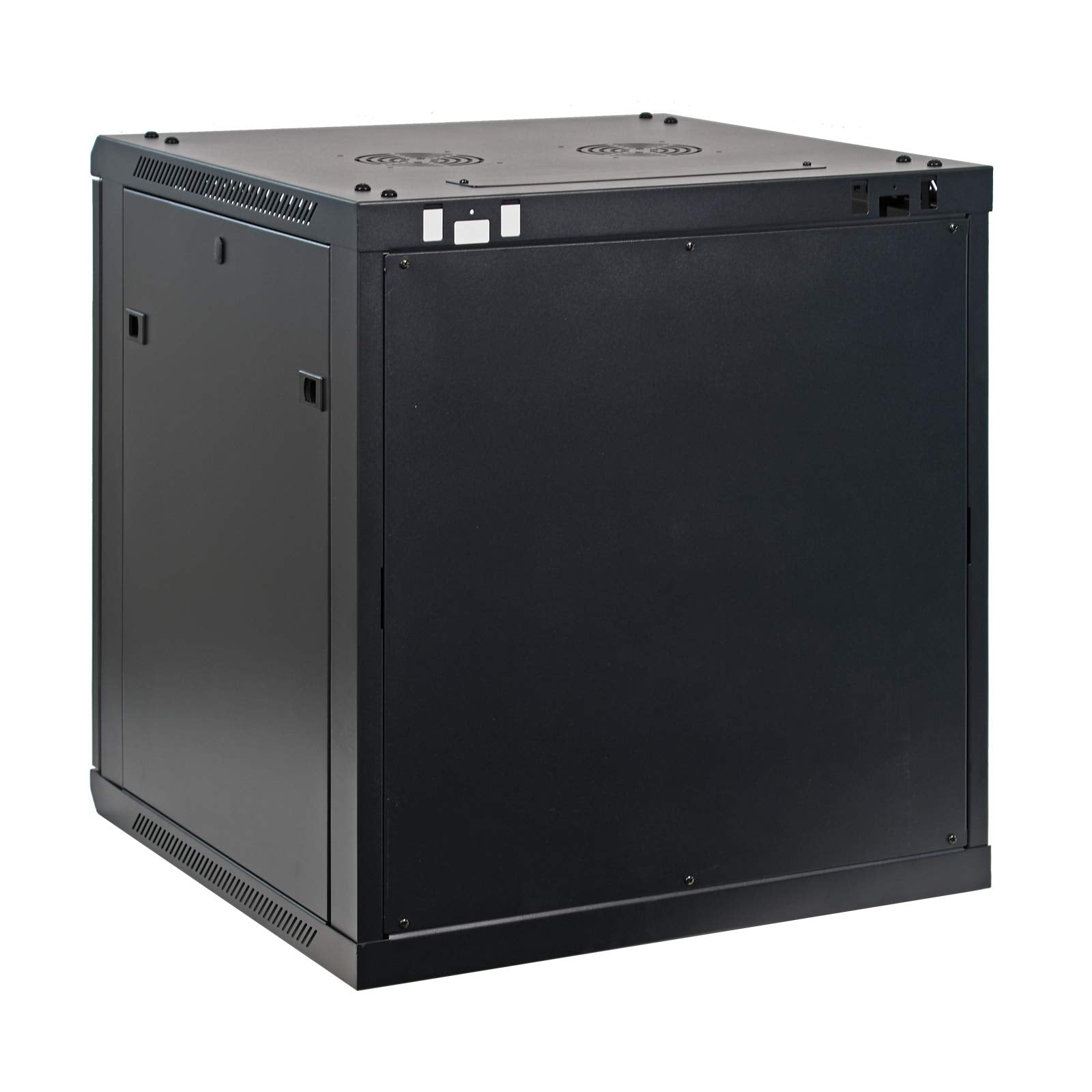 Aeons 12U Signature Wall Mount 19 Inch It Network Cabinet Enclosure Server Rack 22 Inch Depth Glass Door