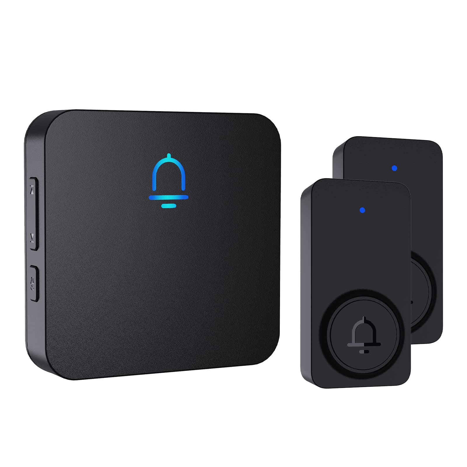 Secrui Doorbell, 2 Button Wireless Doorbell With 1000Ft Range, Adjustable Volume, Waterproof Design, Hassle Free Installation, 3