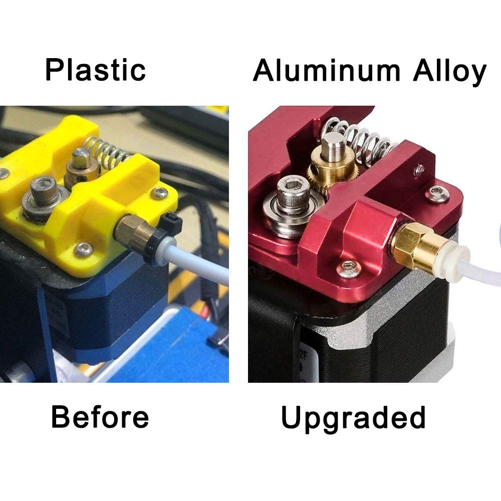 Aokin Upgraded Aluminum Mk8 Extruder Drive Feed 3D Printer Extruders For Creality Ender 3/3 Pro/3 V2, Ender 5/5 Pro/5 Plus, Cr 1