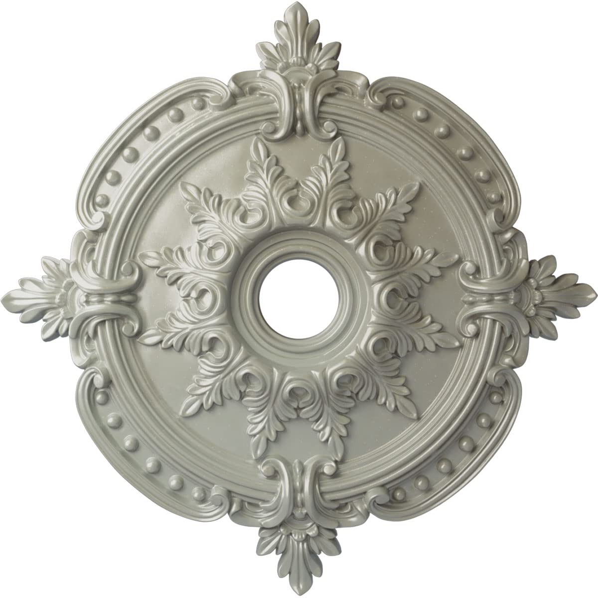 Ekena Millwork Cm28Befcs Benson Classic Ceiling Medallion, 28 3/8''Od X 3 3/4''Id X 1 5/8''P, Hand Painted Flash Copper