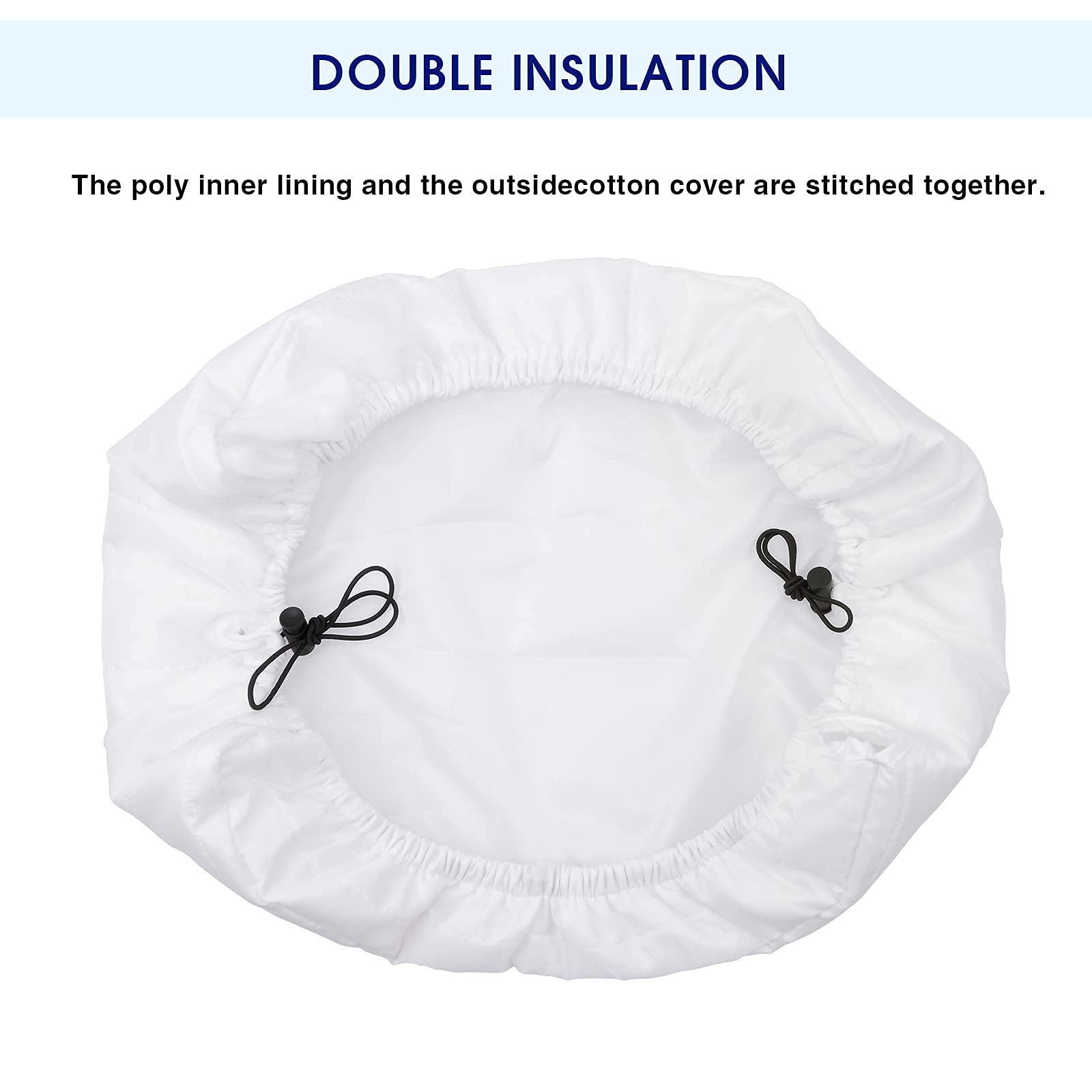 Kylinlucky Indoor Air Conditioner Unit Cover,Window Ac Covers For Inside 17 X 13 X 3 Inches(L X H X D),White