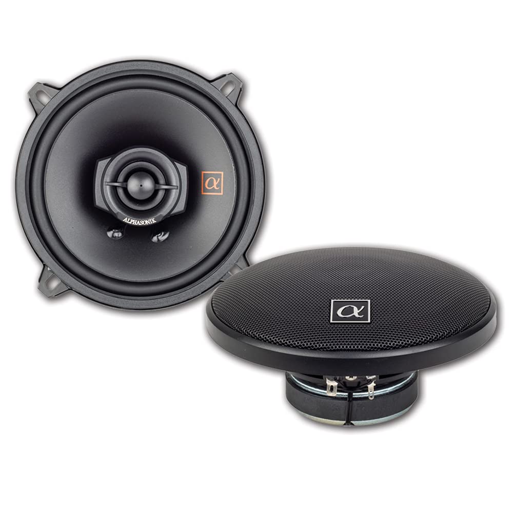 Alphasonik 1 Pair of NS52 Neuron Series 5.25 (300 Watts Max for The Pair) 150 Watts Max Per Speaker 2-Way Full-Range Car Audio S