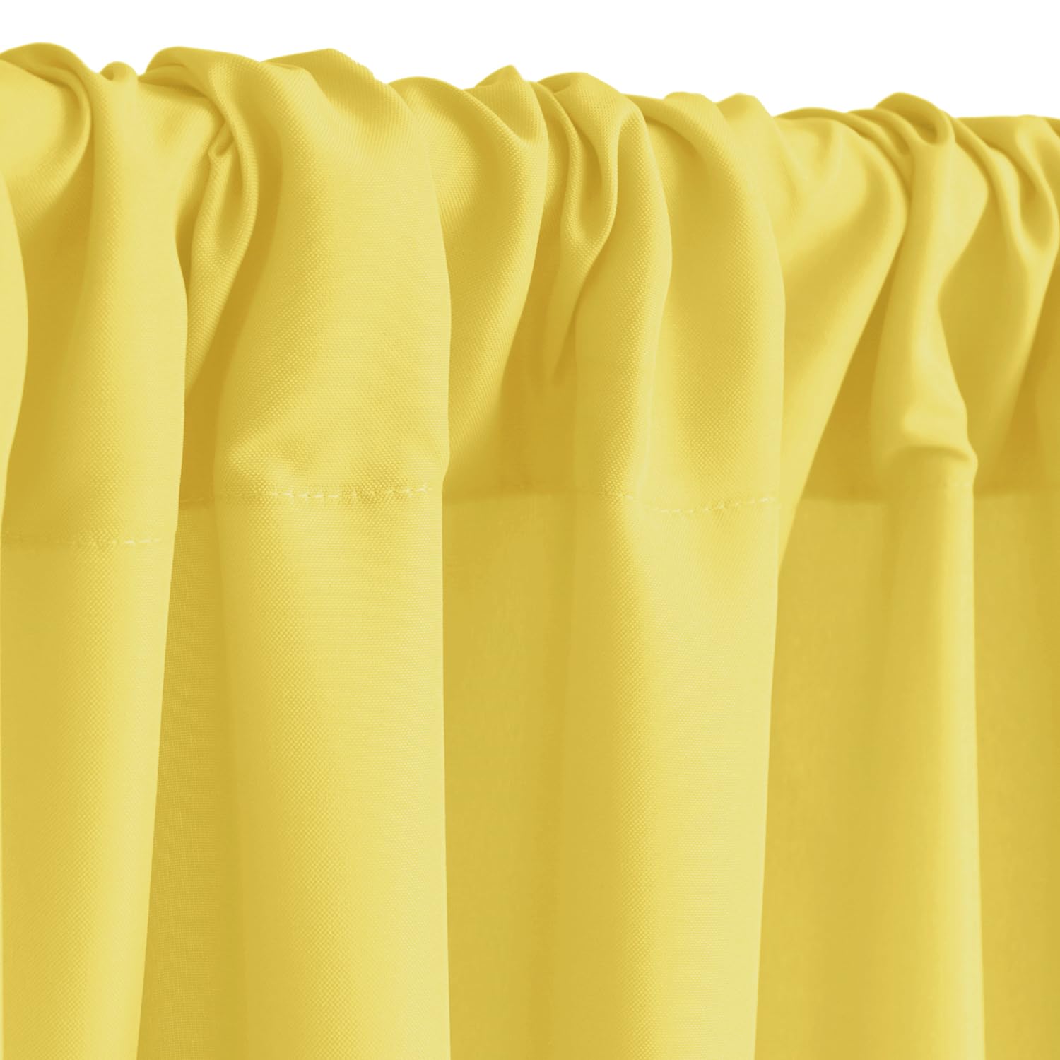 Hiasan Yellow Backdrop Curtains For Parties, Polyester Photography Backdrop Drapes For Family Gatherings, Wedding Decorations, 5