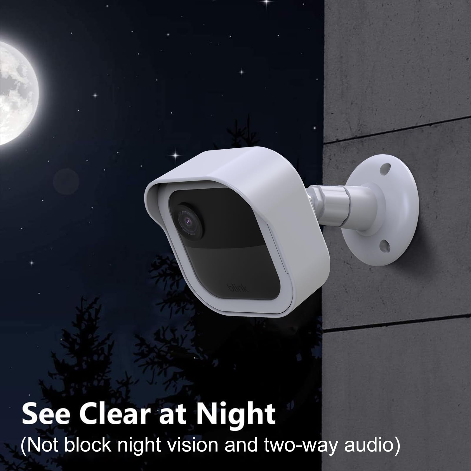 Wall Mount For Blink Outdoor 4Th Gen And Blink Outdoor 3Rd Gen, 4 Pack Weatherproof Protective Housing And 360 Degree Adjustable Mount With Sync Module 2 Mount (Blink Camera Not Included, White)