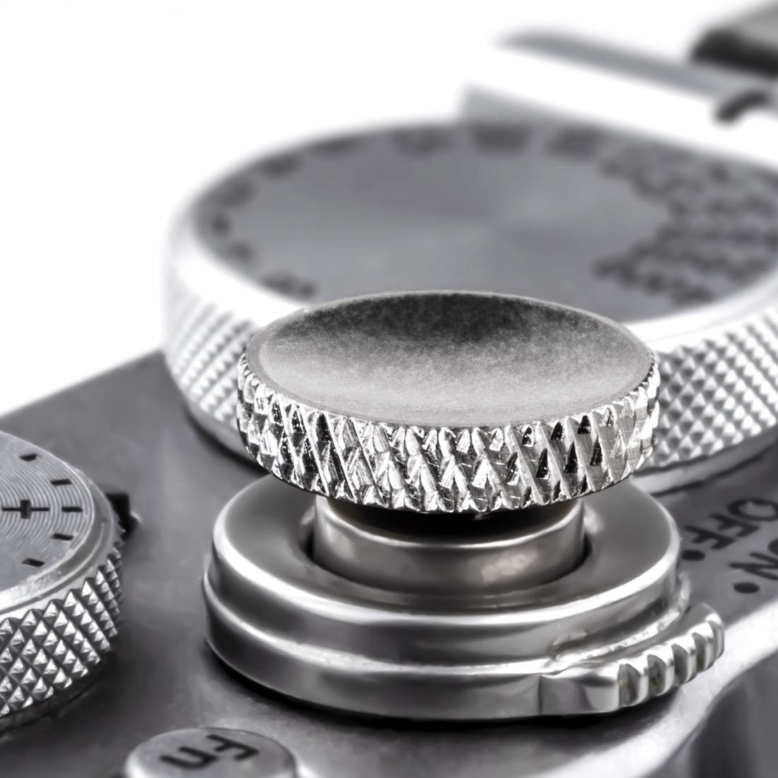 Fuji Shutter Release Button Accessories: Fujifilm Camera Sofe Shutter Button   Silver Shutter Button For Canon Nikon Leica Film 