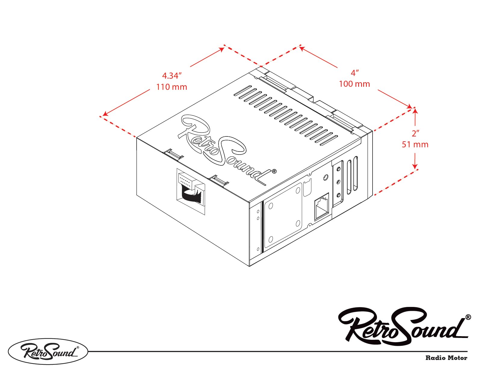 Retrosound Lac M1 119 23 93 Radio Compatible With 1967 72 Chevy And Gmc C/K Series Trucks
