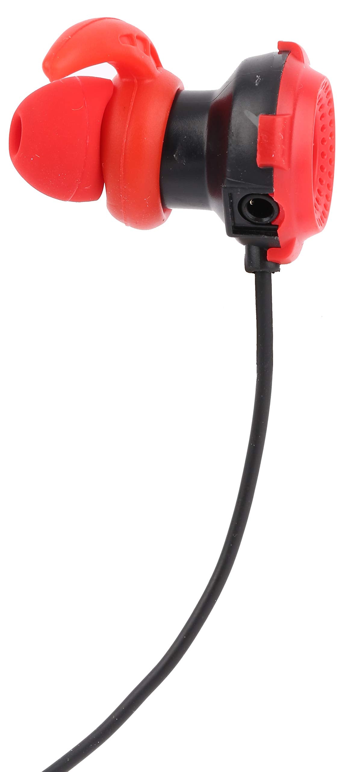 Lvlup Lu701 Red Gaming Earbuds With Removable Microphone (Red)